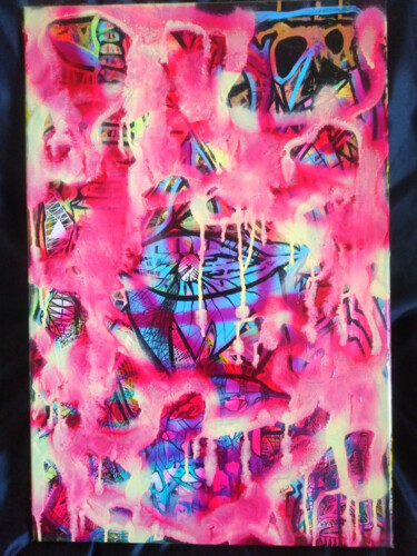 Border Peinture intitulée "Border" par Jean Philippe Desmoulins, Œuvre d'art originale, Acrylique Monté sur Châssis en bois