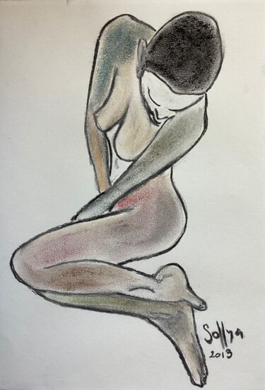 Tekening getiteld "Imagines" door Soffya, Origineel Kunstwerk, Pastel