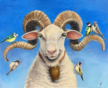 Lassitude Peinture intitulée "Lassitude" par Annemarie Laffont, Œuvre d'art originale, Acrylique Monté sur Châssis en bois