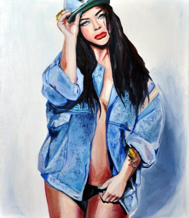 绘画 标题为“BIANKA - oil painti…” 由Sasha Robinson, 原创艺术品, 油
