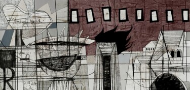 Printmaking titled "Composition 56" by Georgi Demirev, Original Artwork, Digital Print