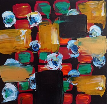 Peinture intitulée ""Dualité"" par Natalya Mougenot, Œuvre d'art originale, Acrylique