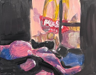 The Drive-Through Painting titled "The Drive-Through" by Horace Phoij, Original Artwork, Acrylic