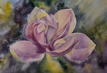 Painting titled "Spring" by Galina Yarovikova, Original Artwork, Watercolor
