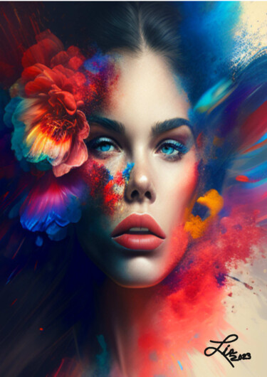 数字艺术 标题为“Prisma” 由Lia, 原创艺术品, AI生成的图像
