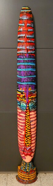 绘画 标题为“Sculpture wood acry…” 由Mirit Ben-Nun, 原创艺术品, 丙烯