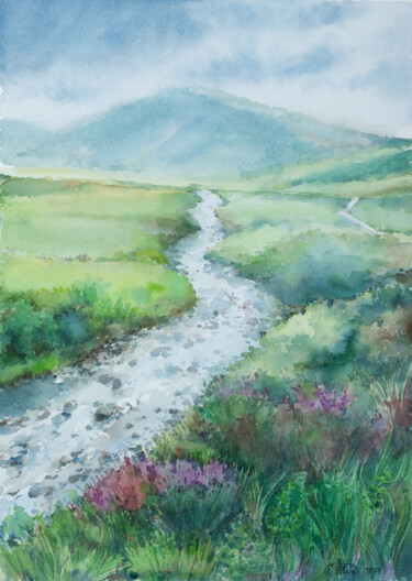 Fairy Polls Peinture intitulée "Fairy Polls" par Jenny Klein, Œuvre d'art originale, Aquarelle
