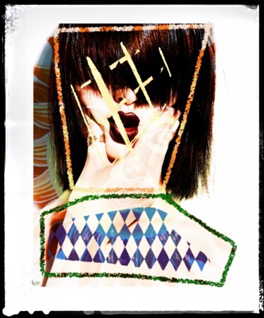 Digital Arts titled "Dollhead #2" by Amelia Latiff, Original Artwork, 2D Digital Work