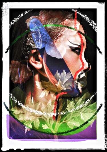 Digital Arts titled "La Calavera" by Amelia Latiff, Original Artwork, 2D Digital Work