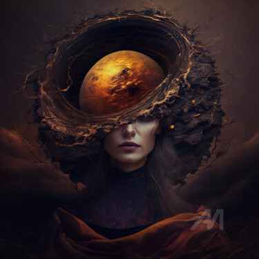 Картина под названием "Venus" - Pulchra Family, Подлинное произведение искусства, Цифровая живопись