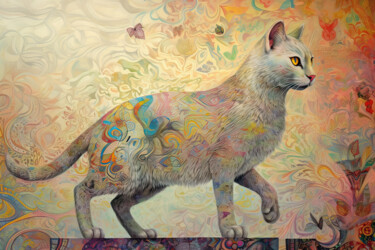 数字艺术 标题为““Sacred Animals” co…” 由Olga Sukhikh (Lolly Shine), 原创艺术品, AI生成的图像