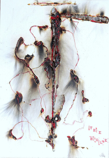Painting titled "the hole" by Abba, Original Artwork, Acrylic
