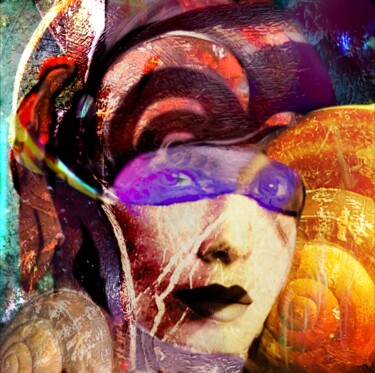 Arte digitale intitolato "La nascita del Ping…" da Mangani', Opera d'arte originale, Pittura digitale