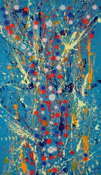 Peinture intitulée "N° 50.12 Lumière ma…" par Isa-L, Œuvre d'art originale, Acrylique Monté sur Châssis en bois