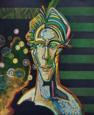 Peinture intitulée "Printemps" par Pascal Buffard, Œuvre d'art originale, Huile Monté sur Châssis en bois