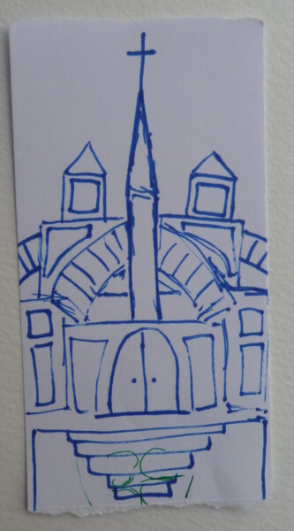 Drawing titled "078" by Jean-Philippe Vergnaud, Original Artwork, Ink
