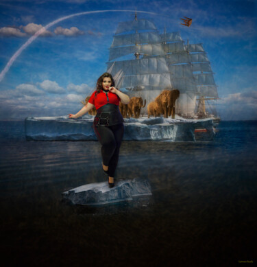 Digital Arts titled "In free swimming. (…" by Rustle Extreme, Original Artwork, Digital Photography