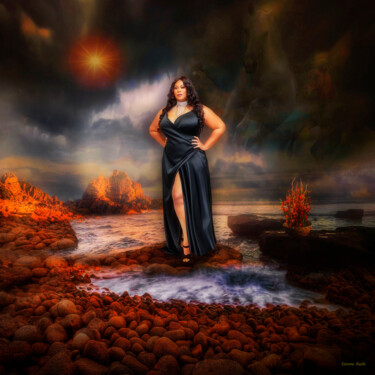 Digital Arts titled "The phenomenon of a…" by Rustle Extreme, Original Artwork, Digital Collage