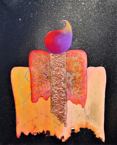 Peinture intitulée "One Drop of Love" par Catherine Sica, Œuvre d'art originale, Acrylique Monté sur Châssis en bois