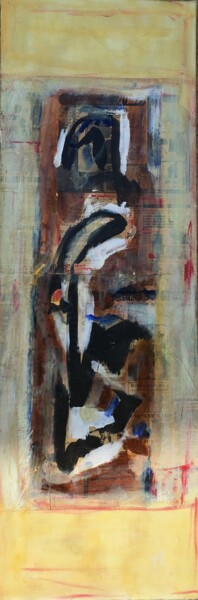 "La femme et l'oisea…" başlıklı Tablo Simone Cros-Morea tarafından, Orijinal sanat, Akrilik Ahşap Sedye çerçevesi üzerine mo…