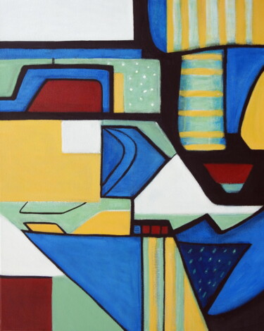 Painting titled "EFFORTLESS" by Stephen Lucas, Original Artwork, Acrylic Mounted on Wood Stretcher frame
