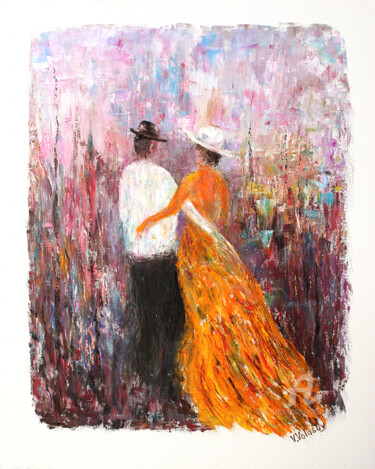 Always Together Pittura intitolato "Always Together" da Vladimir Volosov, Opera d'arte originale, Olio Montato su Telaio per barella in legno