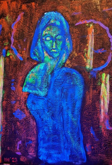 绘画 标题为“Vestale” 由Michael Jiliak, 原创艺术品, 丙烯