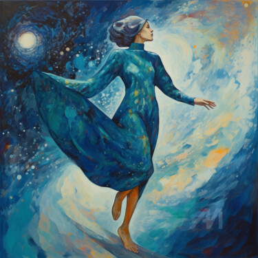 Картина под названием "Romantic Space" - Pulchra Family, Подлинное произведение искусства, Цифровая живопись