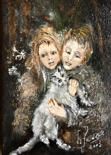Peinture intitulée "POUR L'AMOUR D'un c…" par Catherine Lesueur (C.Lesueur), Œuvre d'art originale, Huile