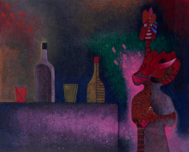 印花与版画 标题为“La Camarera” 由Vladimir Cora, 原创艺术品, 蒙纳