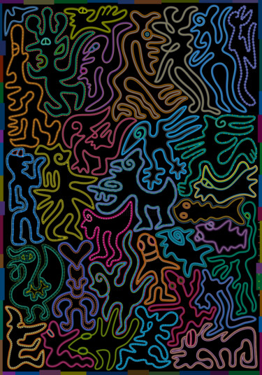 Arts numériques intitulée "Moving Dream" par Bernd Wachtmeister, Œuvre d'art originale, Travail numérique 2D
