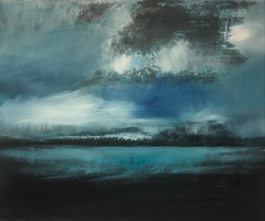 Painting titled "Winter Sky" by Alex Steele-Mortimer, Original Artwork, Oil