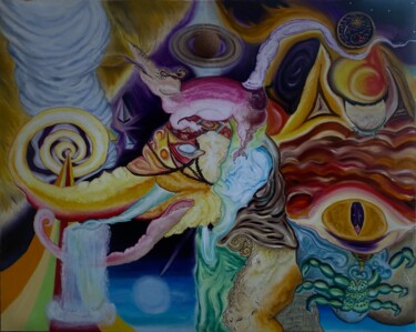 "Just a way" başlıklı Tablo Hayk-Philipp Sevumyan tarafından, Orijinal sanat, Petrol