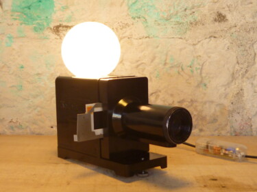 Design intitulée "KODAK JUNIOR N°1" par Leferailleur02, Œuvre d'art originale, Luminaire