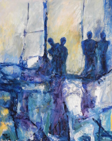 绘画 标题为“Undecided” 由Helge Hensel, 原创艺术品, 油