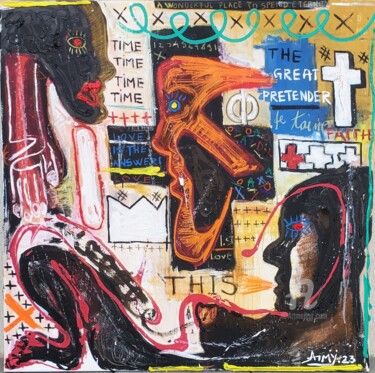 "The great pretender!" başlıklı Tablo Armand Landh (armiyfineart) tarafından, Orijinal sanat, Akrilik
