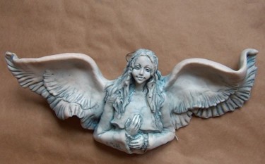 雕塑 标题为“Angels' Inspiration…” 由Podl, 原创艺术品, 聚合物粘土