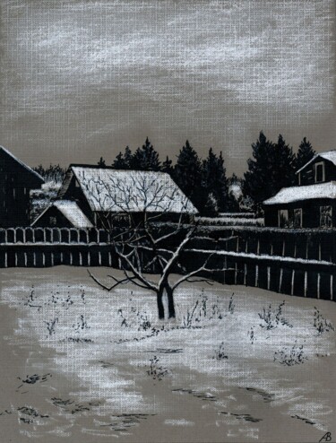 제목이 "Spring Smelled / Ве…"인 그림 Владимир Абаимов로, 원작, 잉크