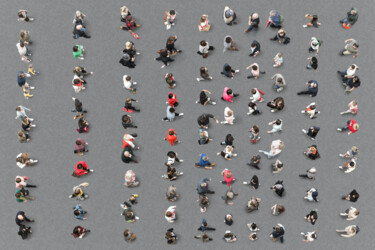 Fotografie getiteld "The World From Abov…" door Werner Roelandt, Origineel Kunstwerk, Gemanipuleerde fotografie Gemonteerd o…