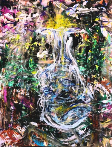 Peinture intitulée "~Expression 2~" par Artketyp, Œuvre d'art originale, Acrylique