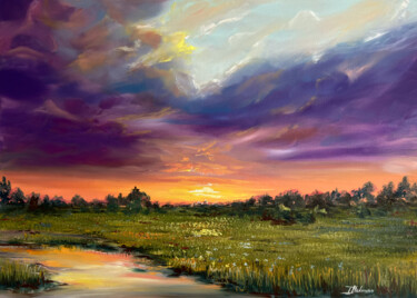 Delight Peinture intitulée "Delight" par Liza Illichmann, Œuvre d'art originale, Huile Monté sur Châssis en bois