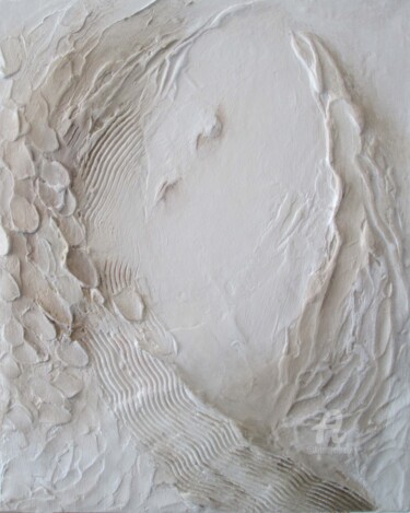 Ζωγραφική με τίτλο "Textura 1" από Lyudmila Belenkina, Αυθεντικά έργα τέχνης, Γύψος