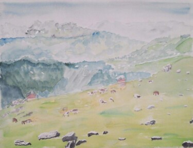 Vue sur le Praz de Lys en Haute Savoie