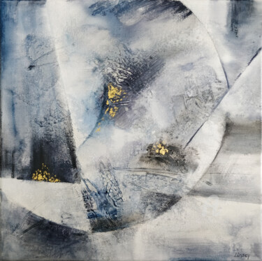 Peinture intitulée "Tableau abstrait Mo…" par Linsey, Œuvre d'art originale, Acrylique Monté sur Châssis en bois