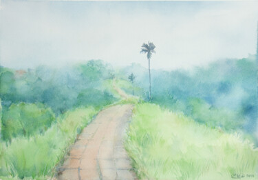 "Campuhan ridge walk" başlıklı Tablo Jenny Klein tarafından, Orijinal sanat, Suluboya