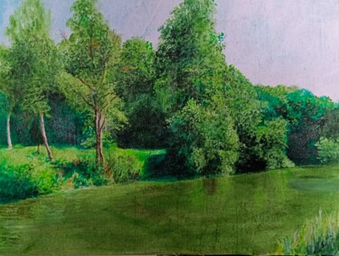 Schilderij getiteld "This Is Where We Fi…" door Leo Budhi, Origineel Kunstwerk, Acryl
