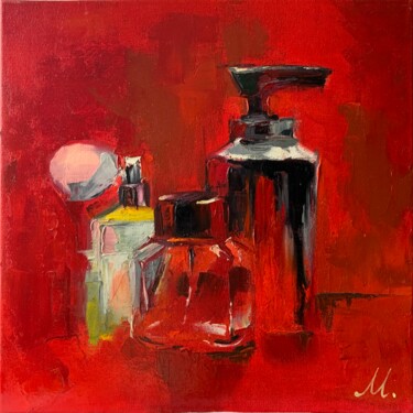 What’s Your Scent? 绘画 标题为“What’s Your Scent?” 由Mariia Kotiuzhynska, 原创艺术品, 油 安装在木质担架架上