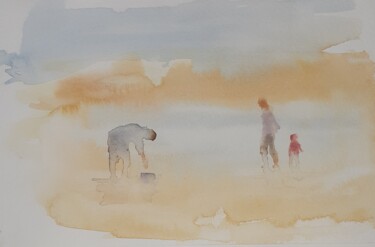 Peinture intitulée "carnet de voyage Br…" par Chantal Signorini (C.Signorini), Œuvre d'art originale, Aquarelle