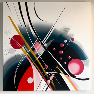 Abstract painting Visit to a beauty salon Contemporary art 数字艺术 标题为“Abstract painting V…” 由Taia Tasman (Arttasmania), 原创艺术品, 数字油画