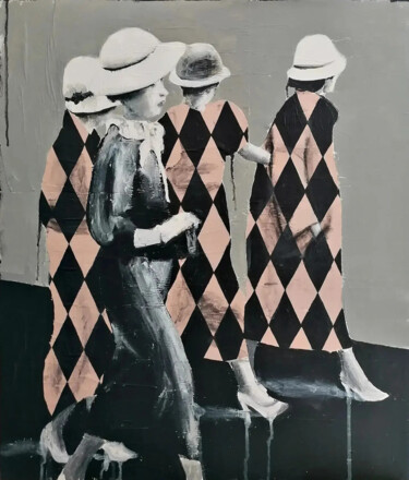 Pittura intitolato "SULLA MIA STRADA" da Chiara Napolitano, Opera d'arte originale, Acrilico